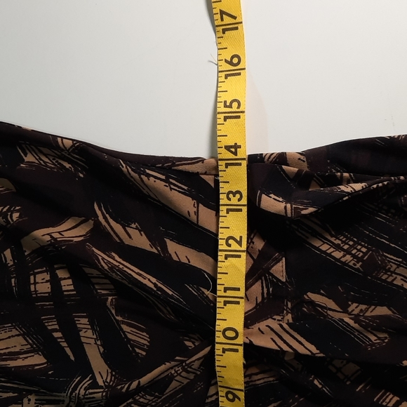 Anne Klein, Bamboo Print Dress, Size PS - Picture 7 of 10